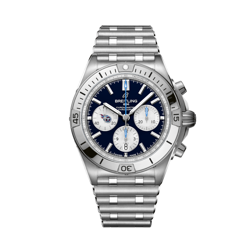 Chronomat B01 42 NFL Tennessee Titans Edition Blue | V-DIAL-COLOR-5714 dial, AB01342B1C6A1