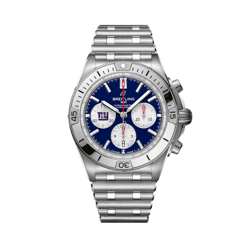 Chronomat B01 42 NFL New York Giants Edition Blue | V-DIAL-COLOR-5714 dial, AB01342B1CAA1
