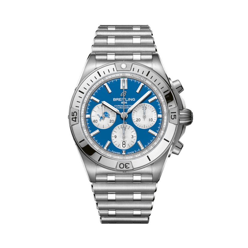 Chronomat B01 42 NFL Detroit Lions Edition Blue | V-DIAL-COLOR-5714 dial, AB01342B1CCA1