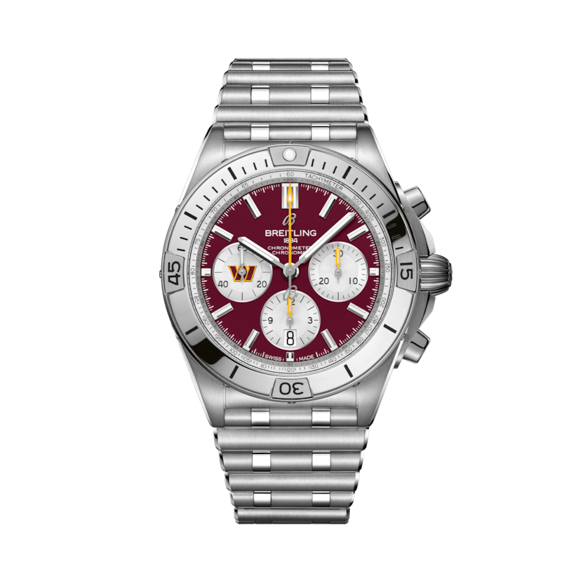 Chronomat B01 42 NFL Washington Commanders Edition Burgundy | V-DIAL-COLOR-9696 dial, AB01342B1K3A1
