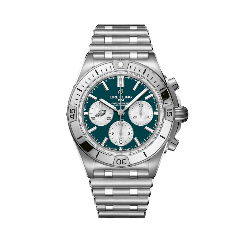 Chronomat B01 42 NFL Philadelphia Eagles Edition Green | V-DIAL-COLOR-5765 dial, AB01342B1L4A1