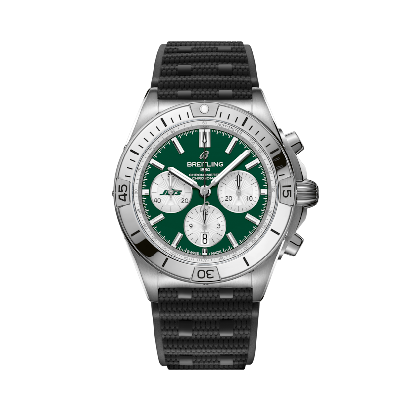 Chronomat B01 42 NFL New York Jets Edition Green | V-DIAL-COLOR-5765 dial, AB01342B1L5S1