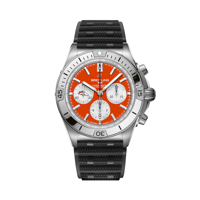Chronomat B01 42 NFL Denver Broncos Edition Orange | V-DIAL-COLOR-5800 dial, AB01342B1O2S1