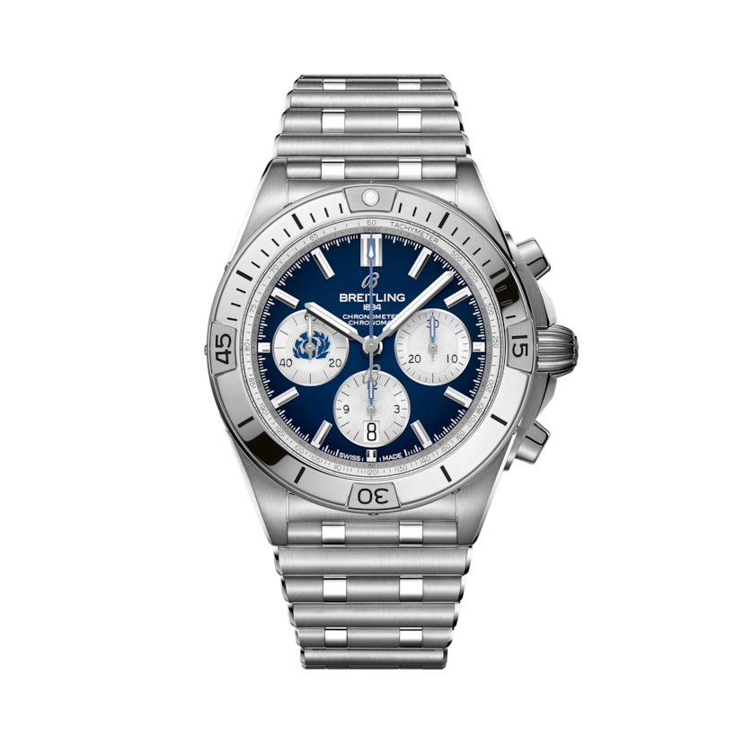 Chronomat B01 42 Six Nations Scotland Blue | V-DIAL-COLOR-5714 dial, AB0134A51C1A1