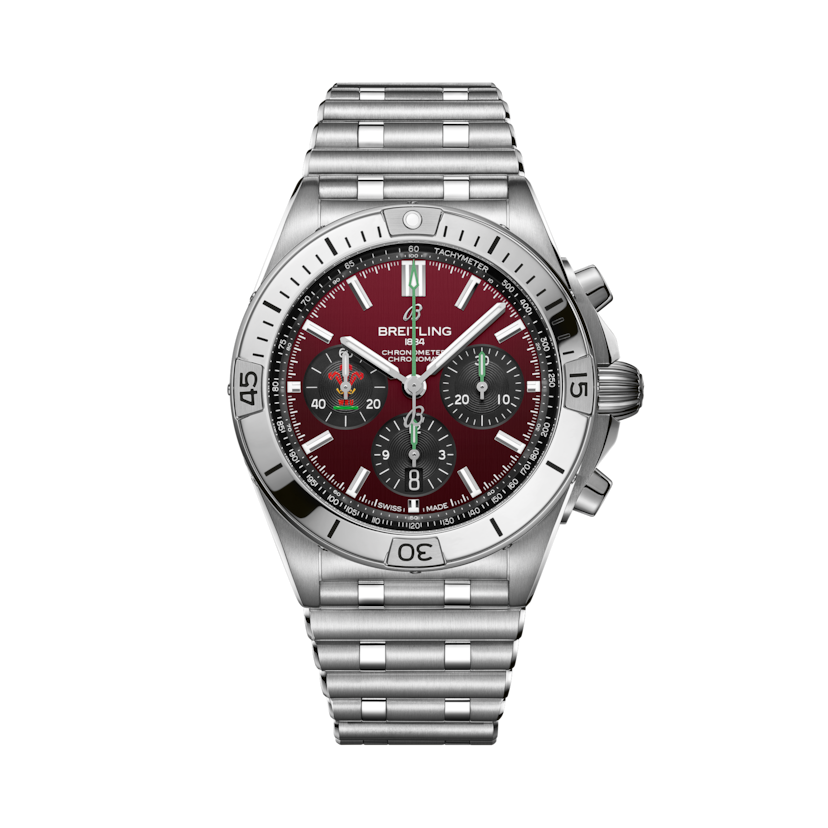 Chronomat B01 42 Six Nations Wales Red | V-DIAL-COLOR-556644 dial, AB0134A61K1A1
