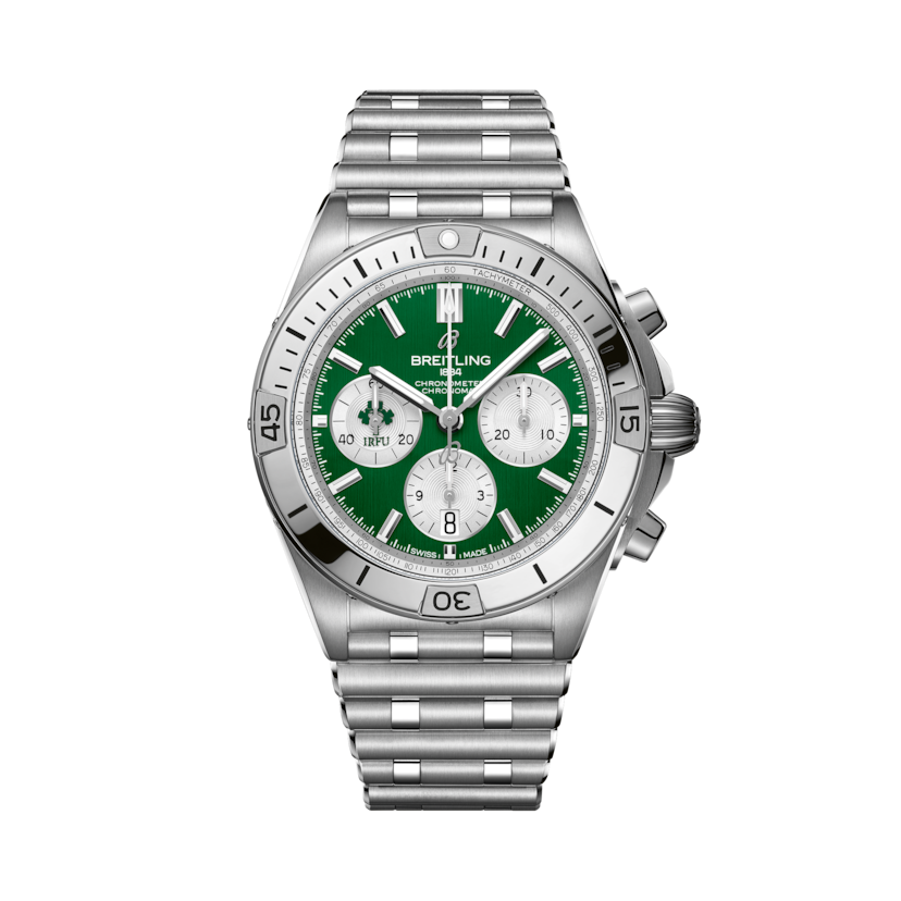 Chronomat B01 42 Six Nations Ireland Green | V-DIAL-COLOR-5765 dial, AB0134A91L1A1