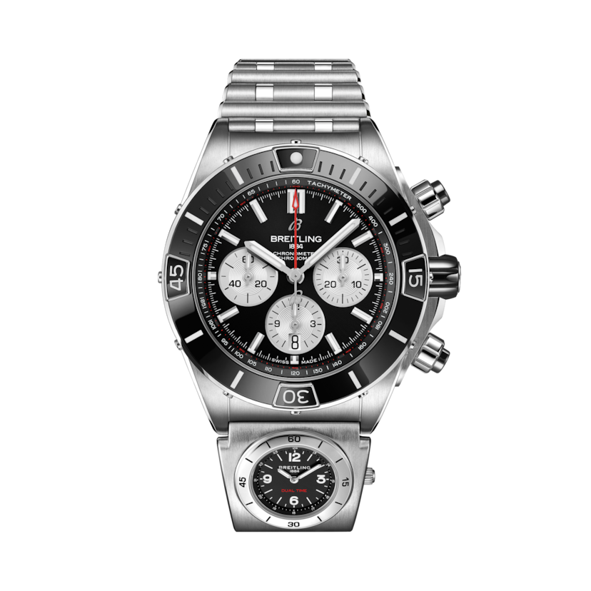 Super Chronomat B01 44 Black | V-DIAL-COLOR-5686 dial, AB0136251B1A2