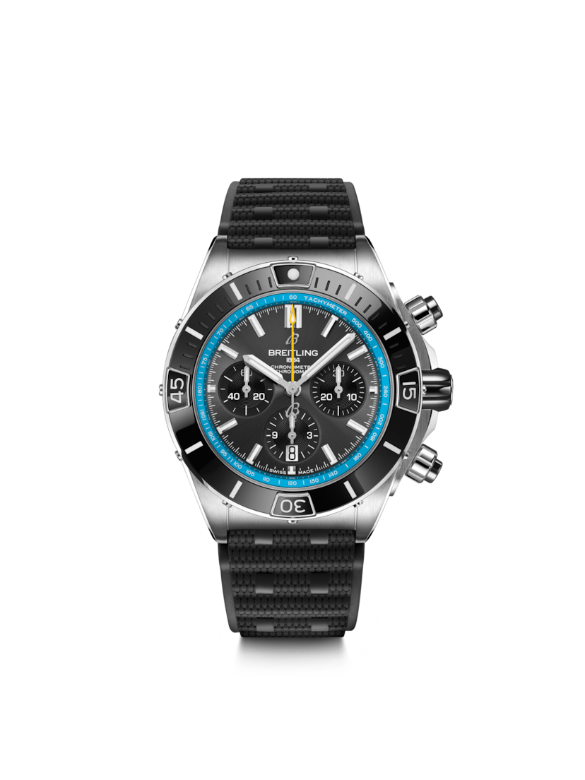 Super Chronomat B01 44, reference AB01366A1B1S1. Link to product details.