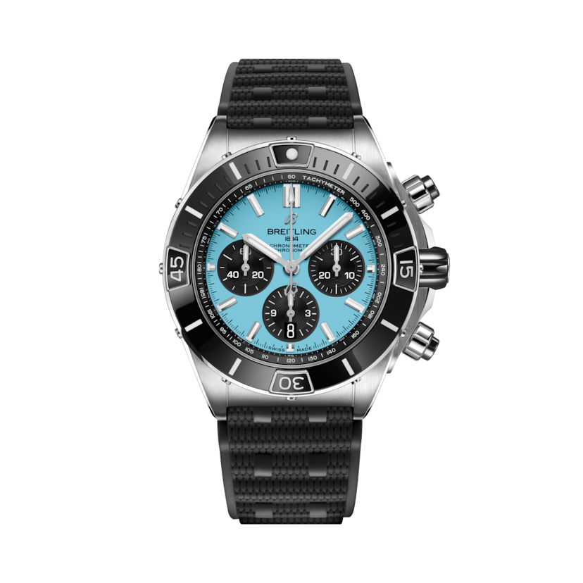 Super Chronomat B01 44 Azul | V-DIAL-COLOR-5714 dial, AB01369A1L1S1