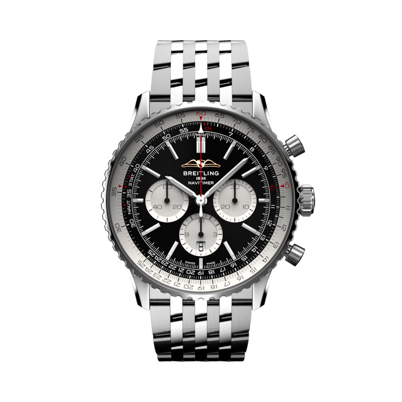 Navitimer B01 Chronograph 46 Black | V-DIAL-COLOR-5686 dial, AB0137211B1A1