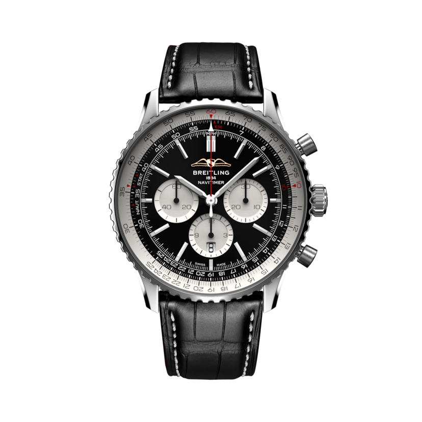 Navitimer B01 Chronograph 46 Black | V-DIAL-COLOR-5686 dial, AB0137211B1P1