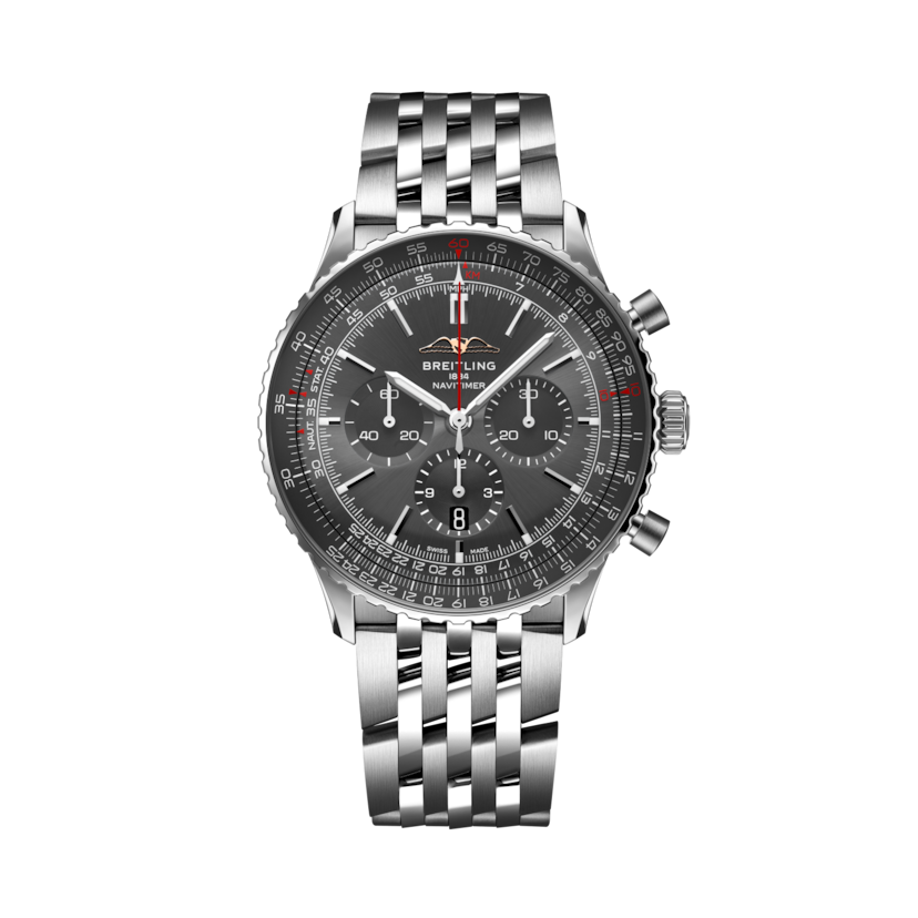 Navitimer B01 Chronograph 46, Referenz AB01376A1B1A1. Link zu Produktdetails.