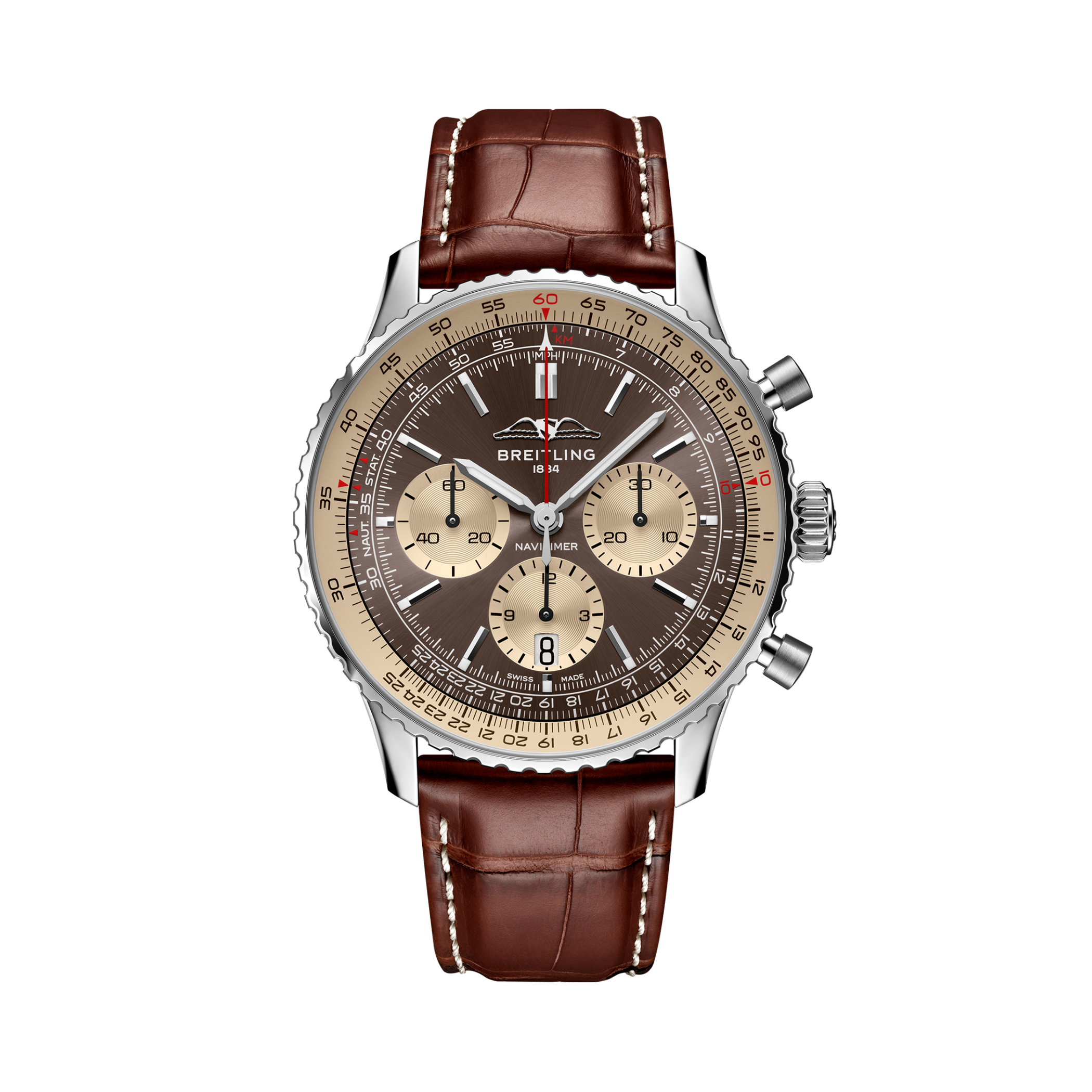 Navitimer B01 Chronograph 43 Singapore Flagship Edition Bronze | V-DIAL-COLOR-5720 dial, AB01382C1Q1P1