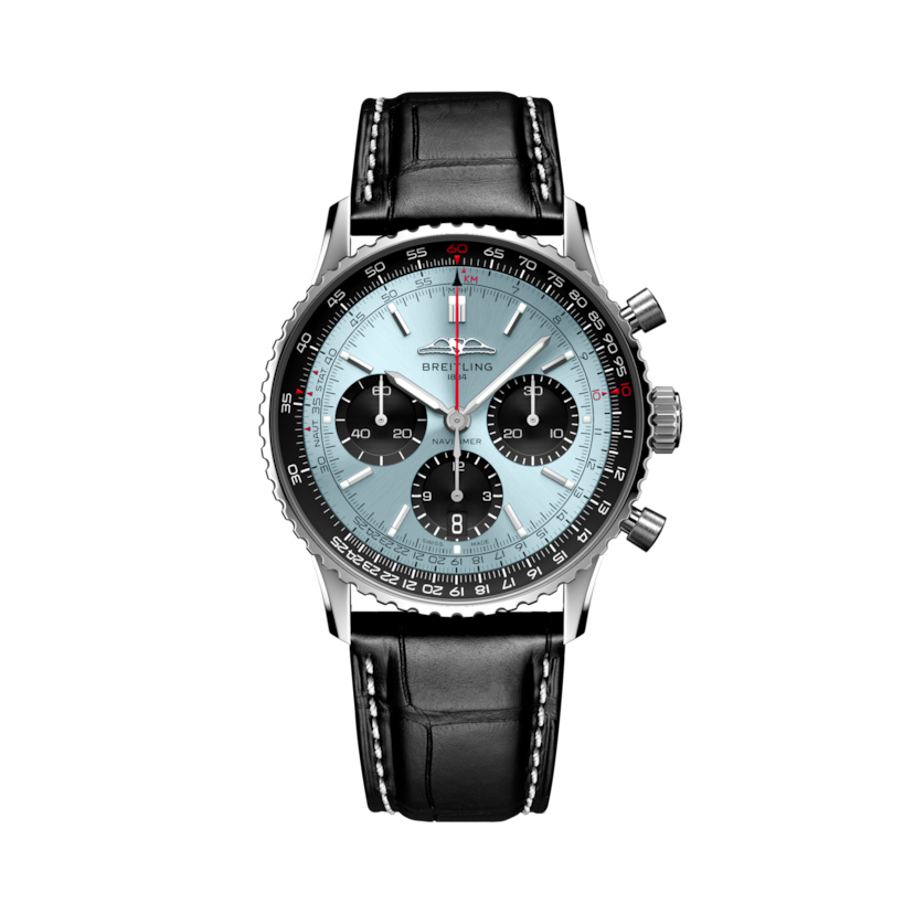 Navitimer B01 Chronograph 41 Ice blue | V-DIAL-COLOR-1111 dial, AB0139241C2P1
