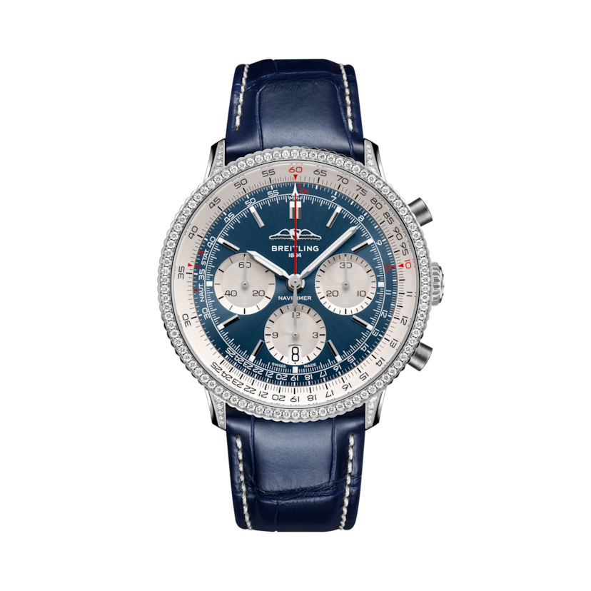 Navitimer B01 Chronograph 41 Blue | V-DIAL-COLOR-5714 dial, AB0139631C1P1