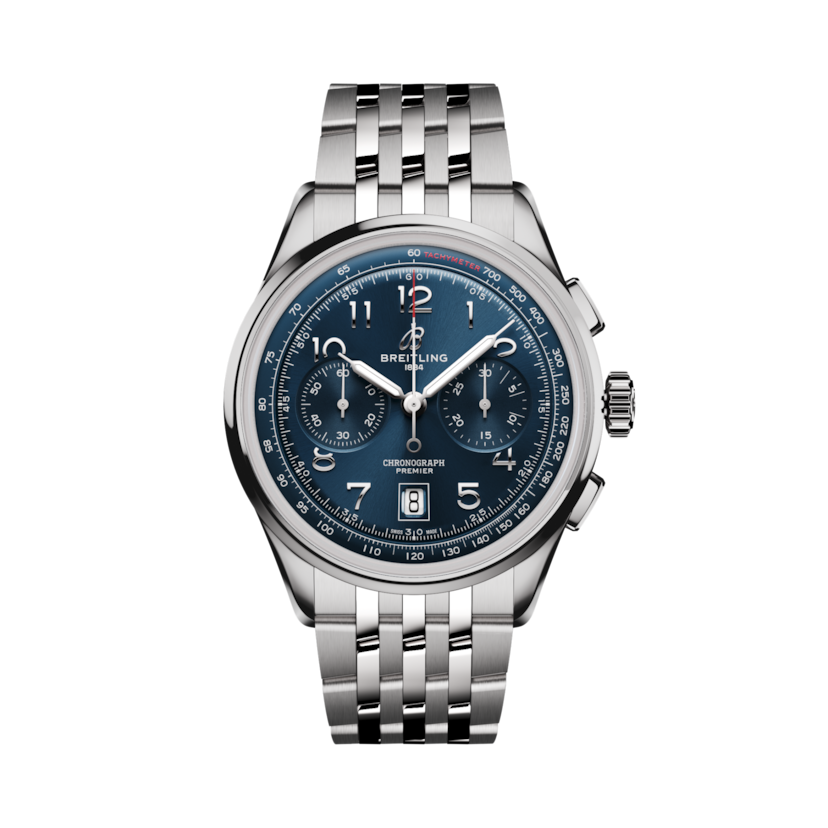 プレミエ B01 クロノグラフ 42 ブルー | V-DIAL-COLOR-5714 dial, AB0145171C1A1