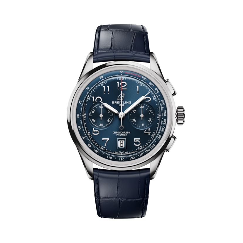 Premier B01 Chronograph 42 Blue | V-DIAL-COLOR-5714 dial, AB0145171C1P2