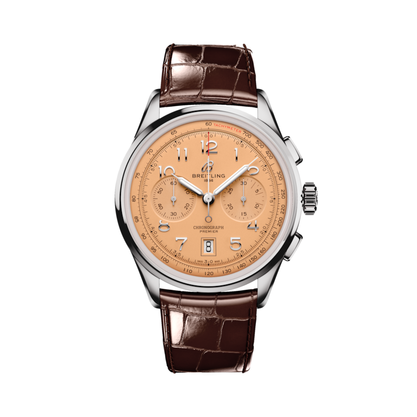 Premier B01 Chronograph 42 Cuivre | V-DIAL-COLO-999 dial, AB0145331K1P1