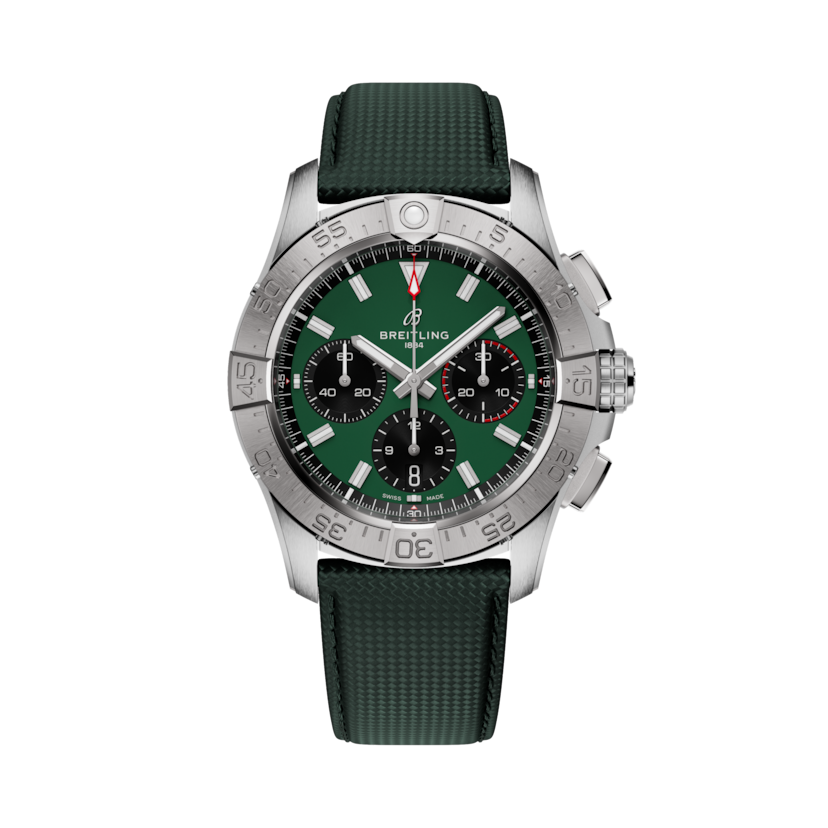 Avenger B01 Chronograph 42 Green | V-DIAL-COLOR-5765 dial, AB0146101L1X1