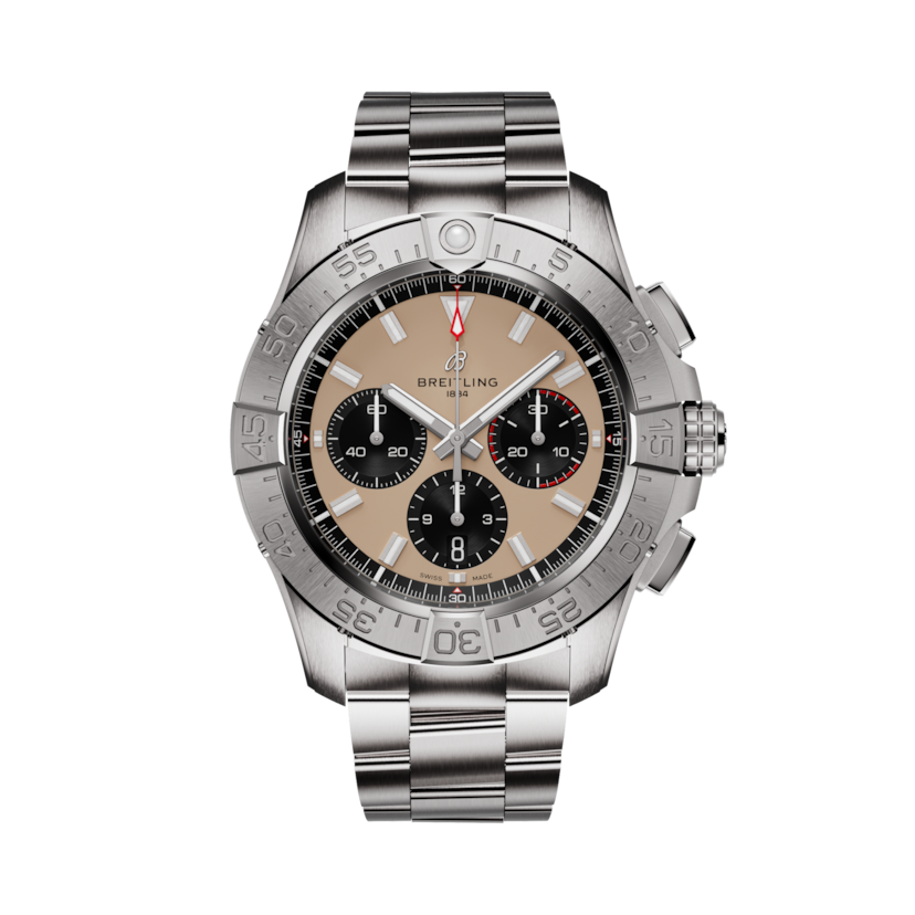 アベンジャー B01 クロノグラフ 44 ベージュ | V-DIAL-COLOR-5969 dial, AB0147101A1A1