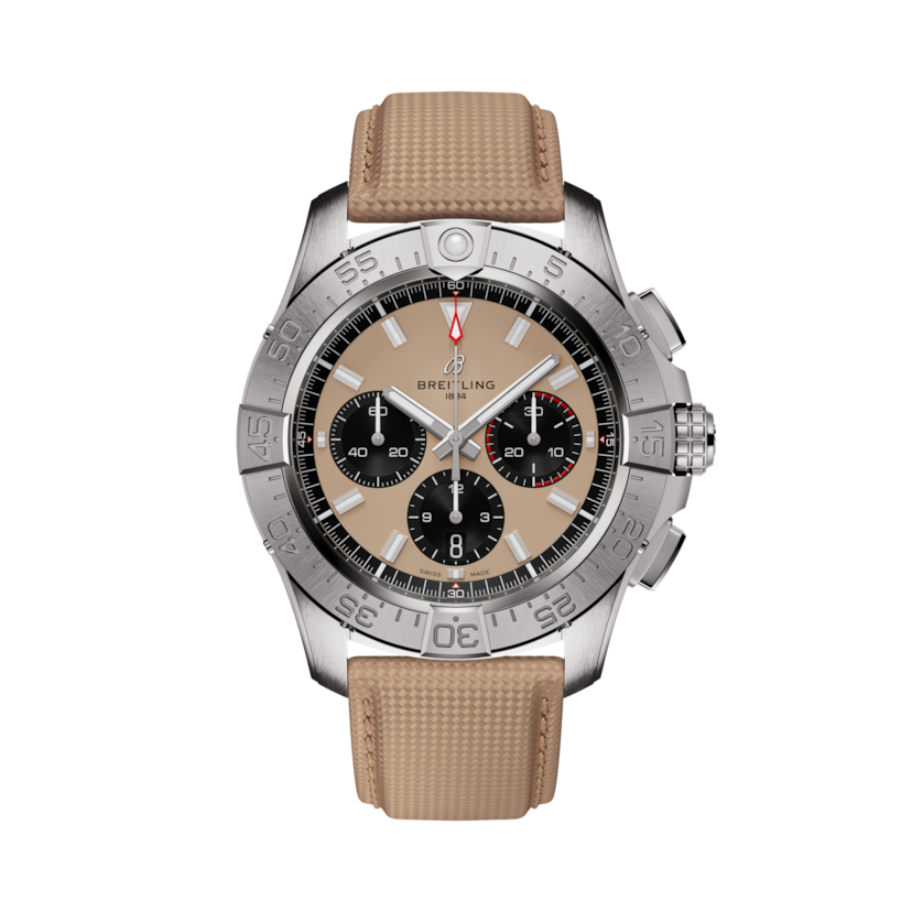 Avenger B01 Chronograph 44 Beige | V-DIAL-COLOR-5969 dial, AB0147101A1X1