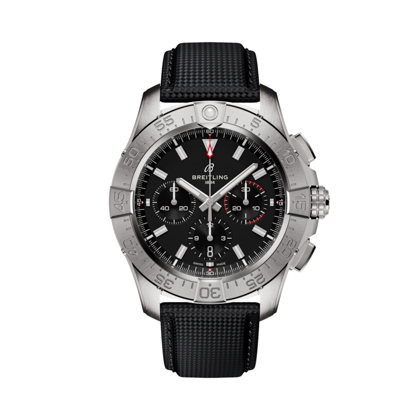 Avenger B01 Chronograph 44 Black | V-DIAL-COLOR-5686 dial, AB0147101B1X1