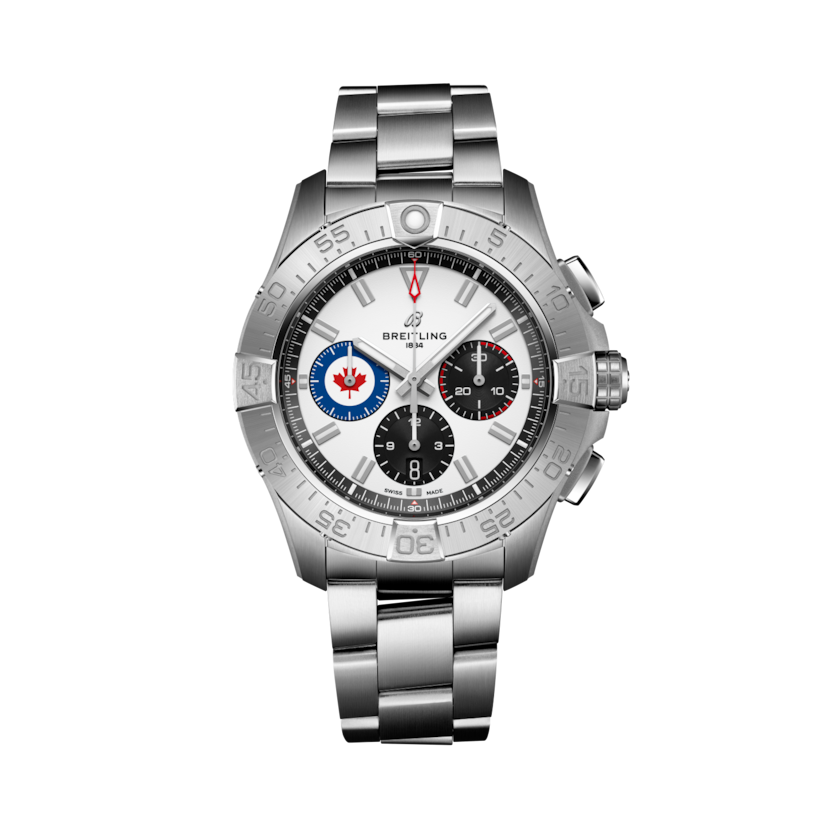 Avenger B01 Chronograph 44 Royal Canadian Air Force White | V-DIAL-COLOR-5926 dial, AB01473A1A1A1