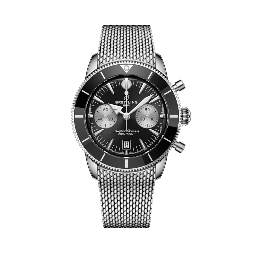 Superocean Heritage B01 Chronograph 42 Special Edition, reference AB0156241B1A1. Link to product details.