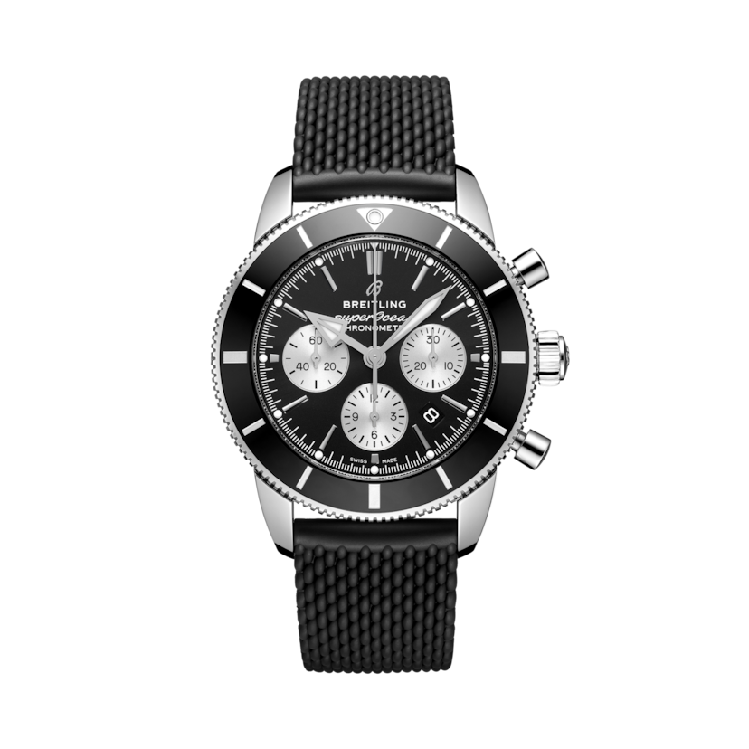 Superocean Heritage B01 Chronograph 44 Black | V-DIAL-COLOR-5686 dial, AB0162121B1S1