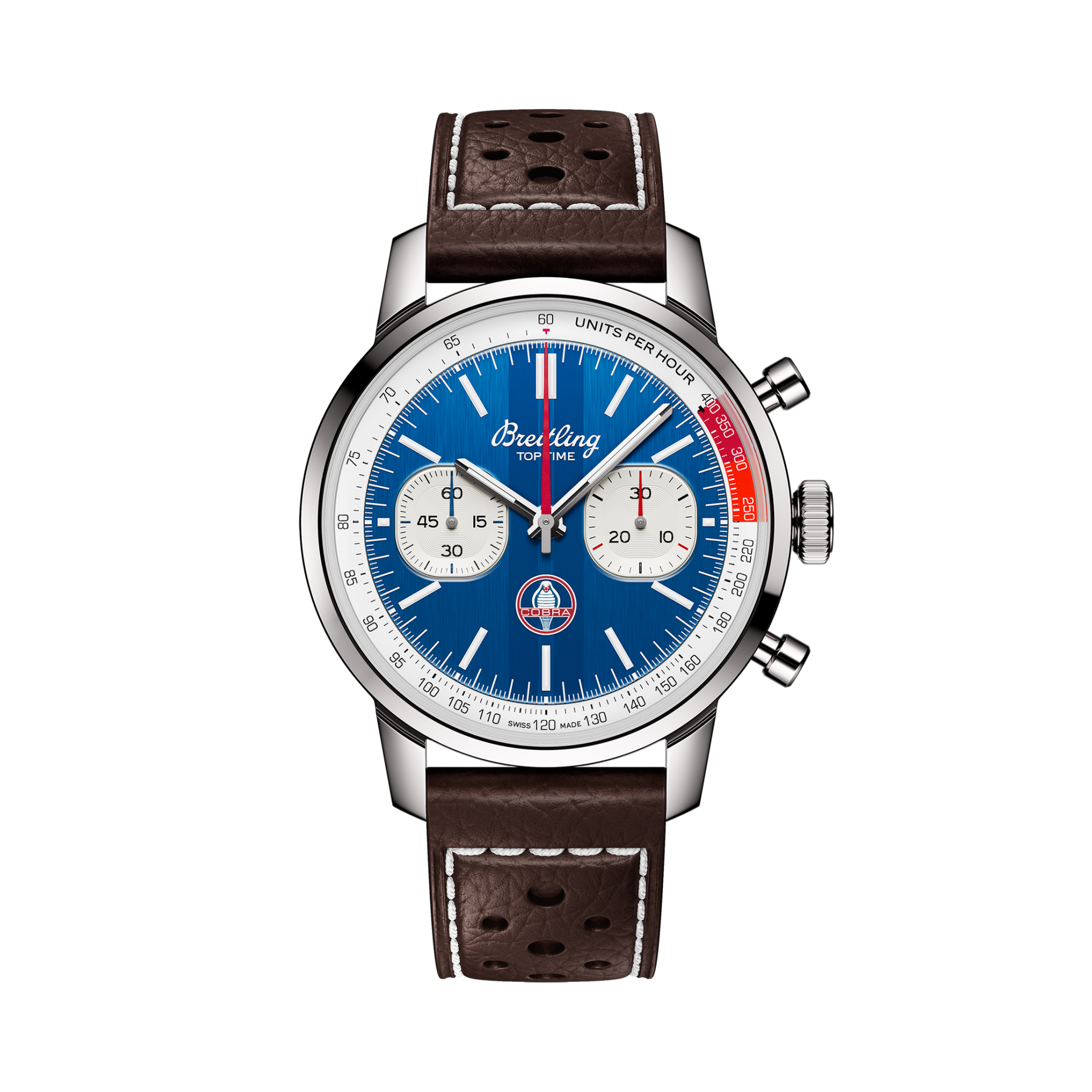 Top Time B01系列Shelby Cobra腕錶 藍 | V-DIAL-COLOR-5714 dial, AB01763A1C1X1