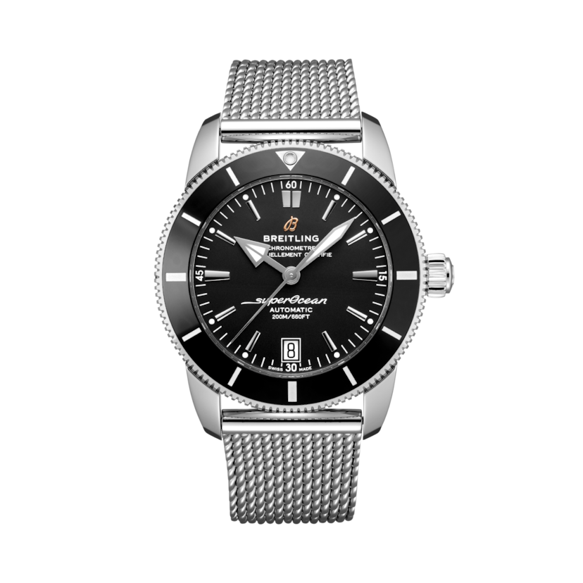 Superocean Heritage B20 Automatic 42 Black | V-DIAL-COLOR-5686 dial, AB2010121B1A1