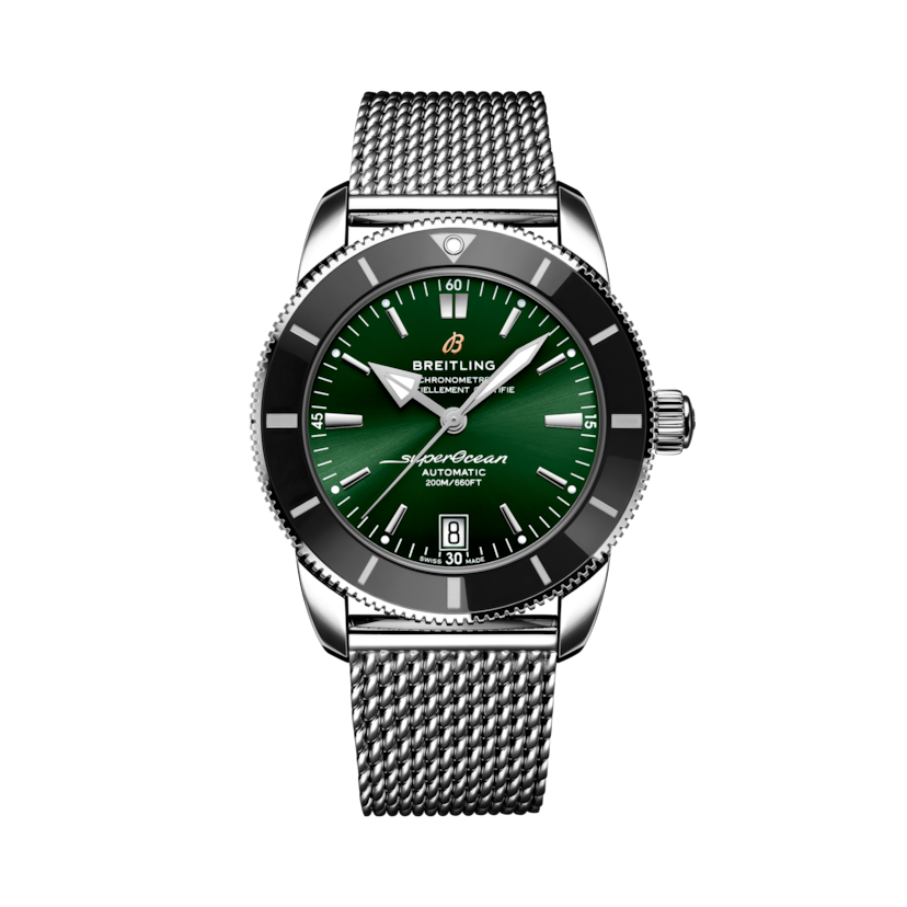 Superocean Heritage B20 Automatic 42 Green | V-DIAL-COLOR-5765 dial, AB2010121L1A1