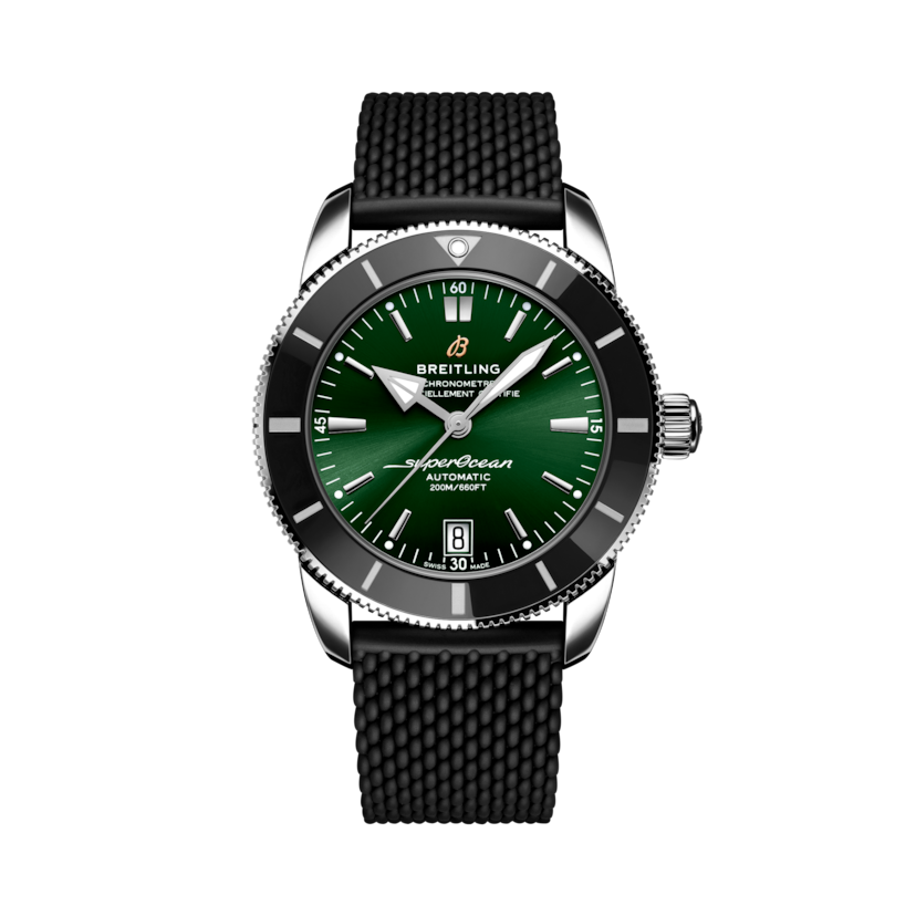 Superocean Heritage B20 Automatic 42 Green | V-DIAL-COLOR-5765 dial, AB2010121L1S1