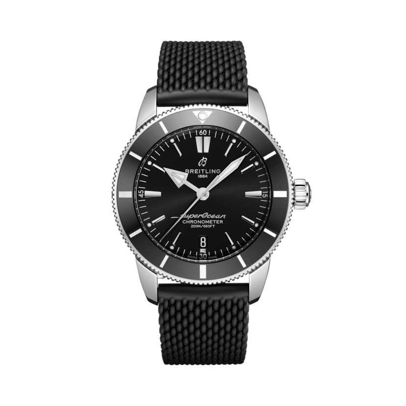 Superocean Heritage B20 Automatic 44 Black | V-DIAL-COLOR-5686 dial, AB2030121B1S1