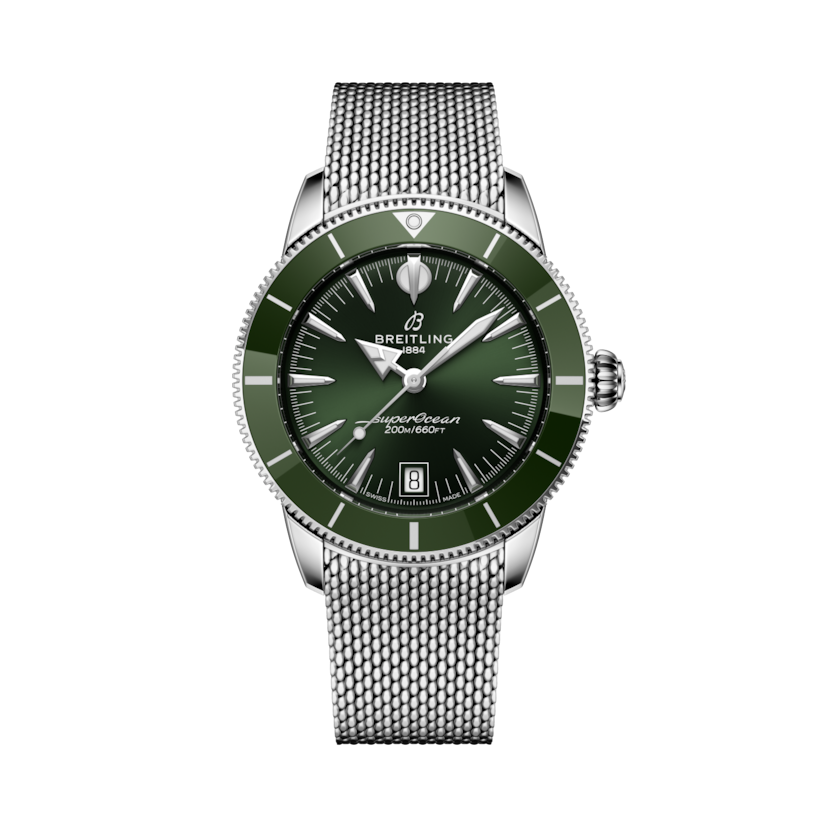 Superocean Heritage B31 Automatic 40 Green | V-DIAL-COLOR-5765 dial, AB3110361L1A1