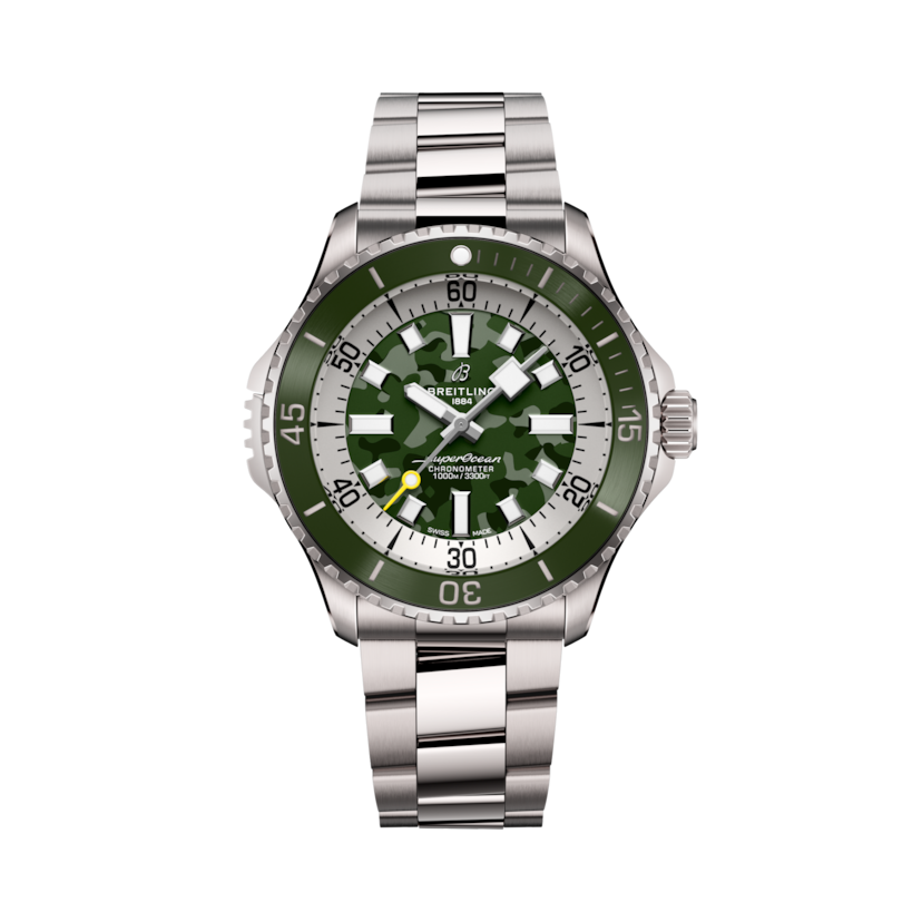 Superocean Automatic 46 Super Diver Verde | V-DIAL-COLOR-5765 dial, E10379D31L1E1
