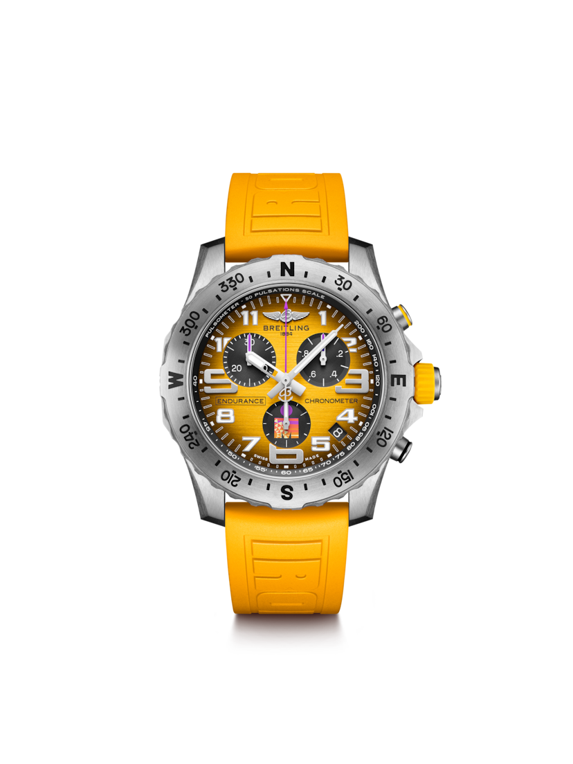 Endurance Pro IRONMAN® World Championship 2022 Yellow | VDIALCOLOR9999 dial, E823102A1I1S1