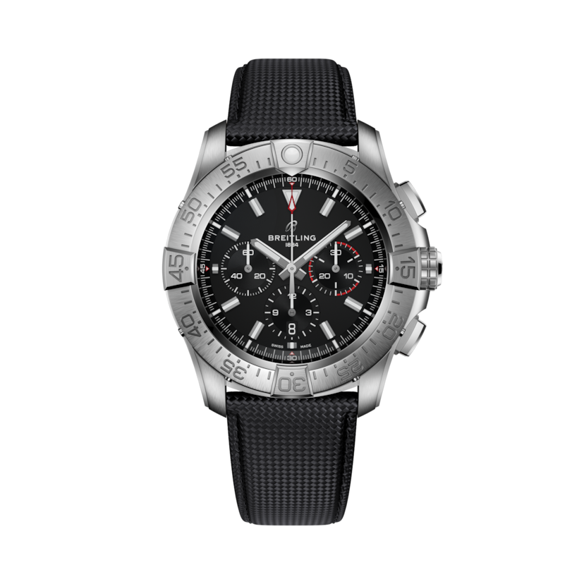 Super Avenger B01 Chronograph 46 Black | V-DIAL-COLOR-5686 dial, EB0148101B1X1