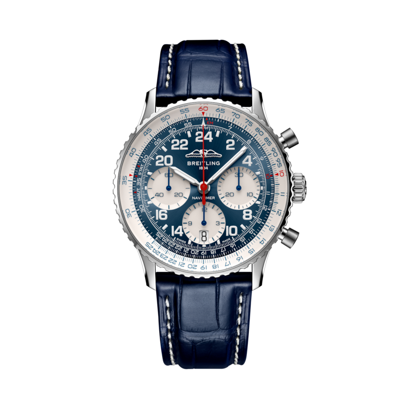 Navitimer B02 Chronograph 41 Cosmonaute Scott Carpenter Centenary Azul | V-DIAL-COLOR-5714 dial, LB0240211C1P1