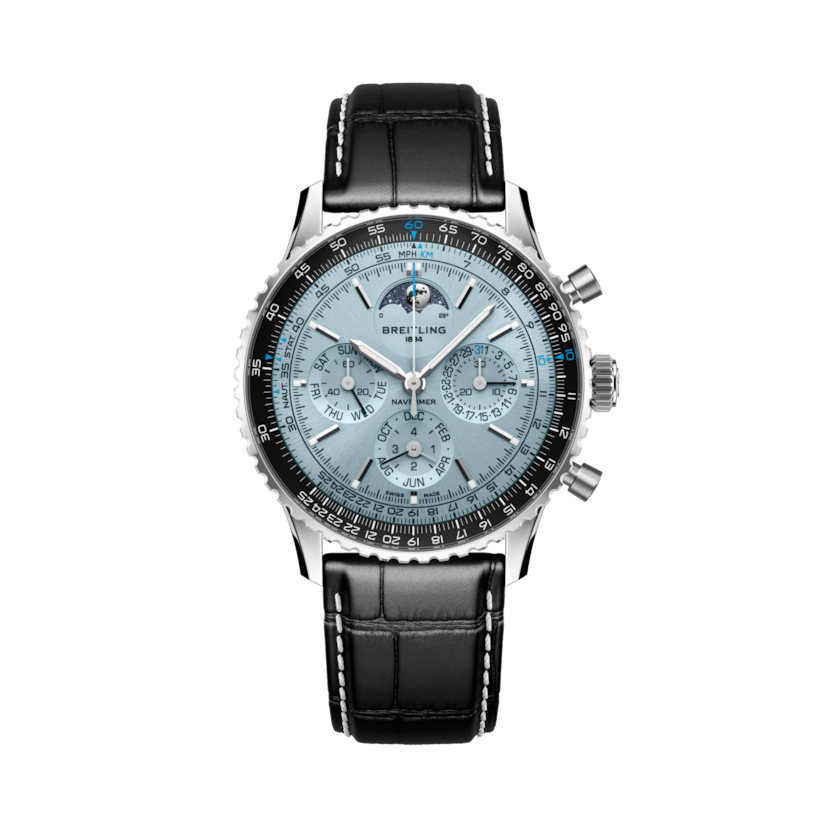 Navitimer B19 Chronograph 43 Perpetual Calendar Bleu glacier | V-DIAL-COLOR-1111 dial, PB1920251C1P1
