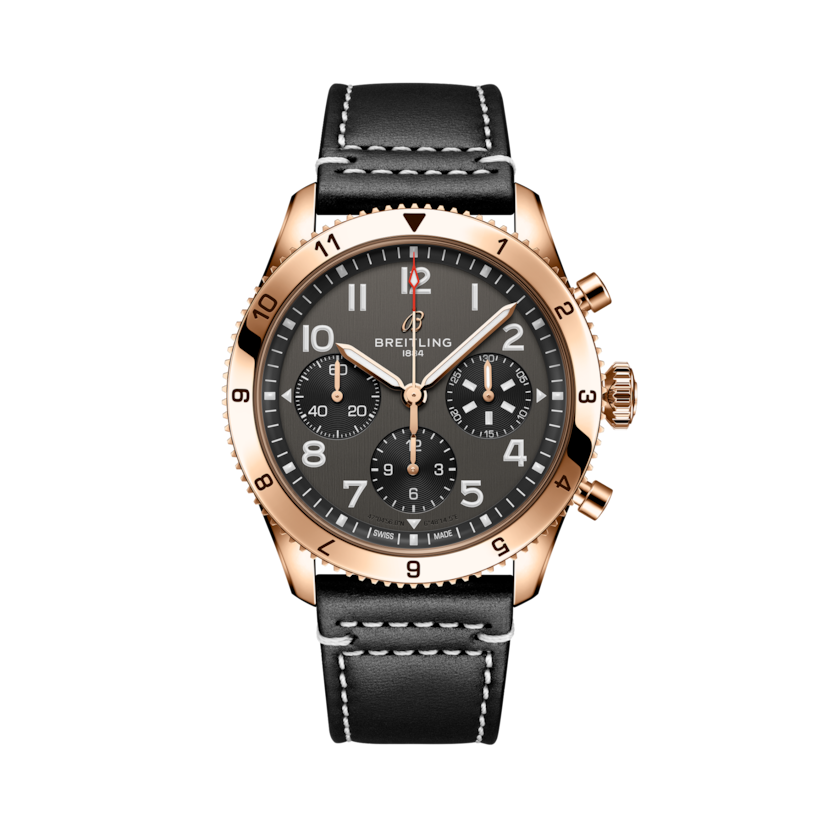 Classic AVI Chronograph 42 P-51 Mustang Black | V-DIAL-COLOR-5686 dial, R233801A1B1X1