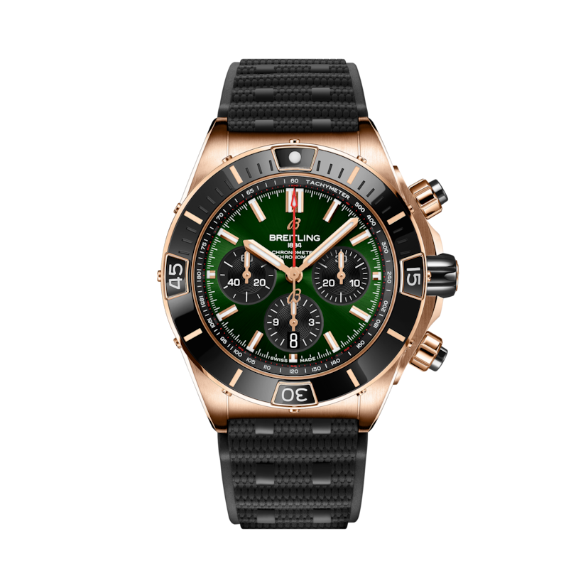 Super Chronomat B01 44 Green | V-DIAL-COLOR-5765 dial, RB01361A1L1S1