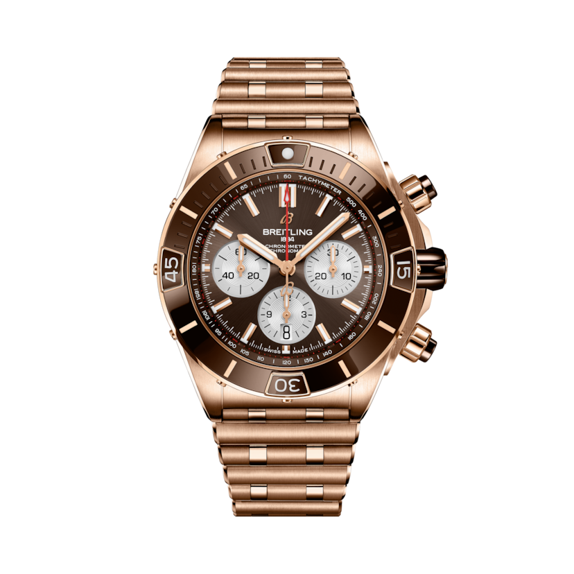 スーパー クロノマット B01 44 ブラウン | V-DIAL-COLOR-5723 dial, RB0136E31Q1R1