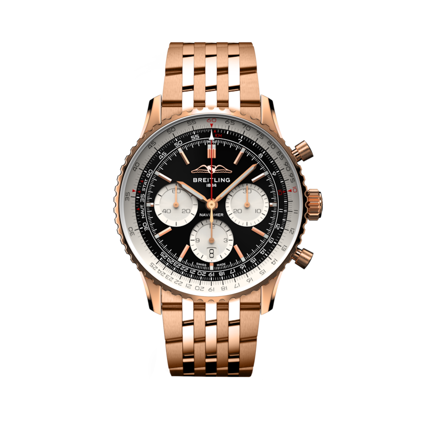 Navitimer B01 Chronograph 43 Black | V-DIAL-COLOR-5686 dial, RB0138211B1R1