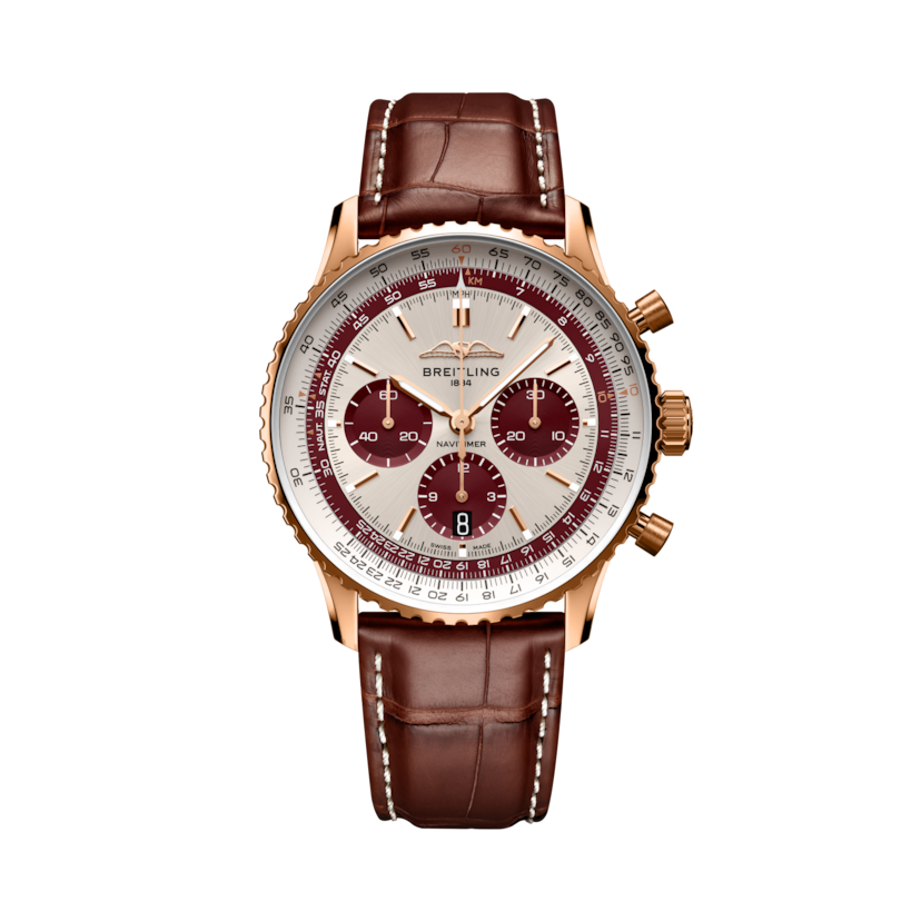 Navitimer B01 Chronograph 43 The Time Place 25th Anniversary Silver | V-DIAL-COLOR-5843 dial, RB01388A1G1P1