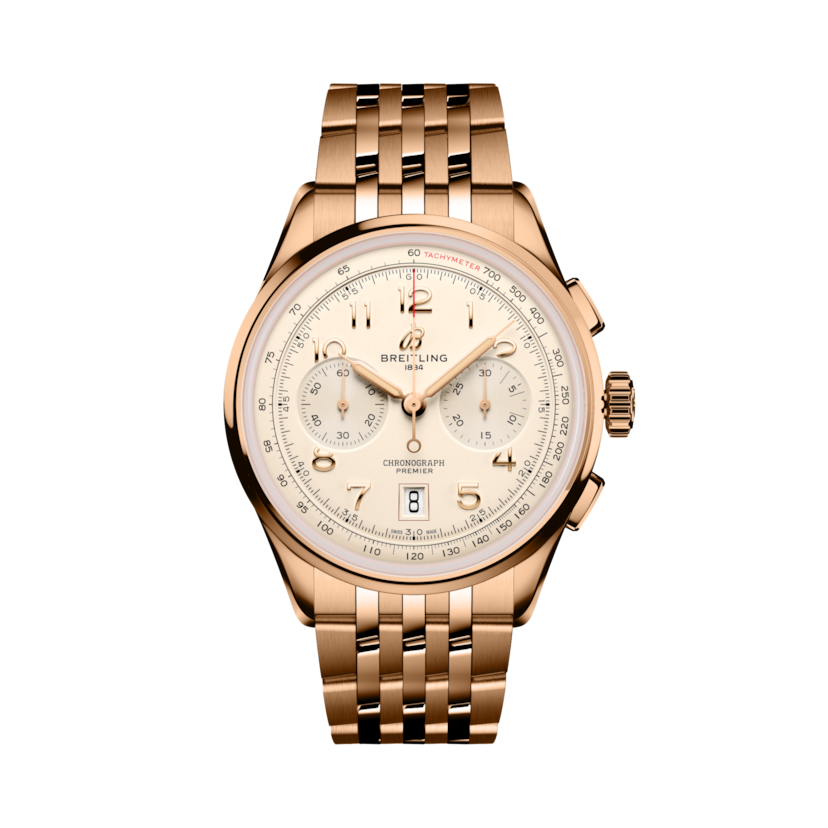 Premier B01 Chronograph 42 Cream | V-DIAL-COLOR-5842 dial, RB0145371G1R1
