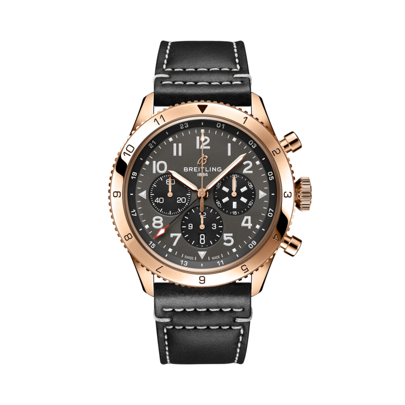 Super AVI B04 Chronograph GMT 46 P-51 Mustang Anthracite | V-DIAL-COLOR-5664 dial, RB04451A1B1X1
