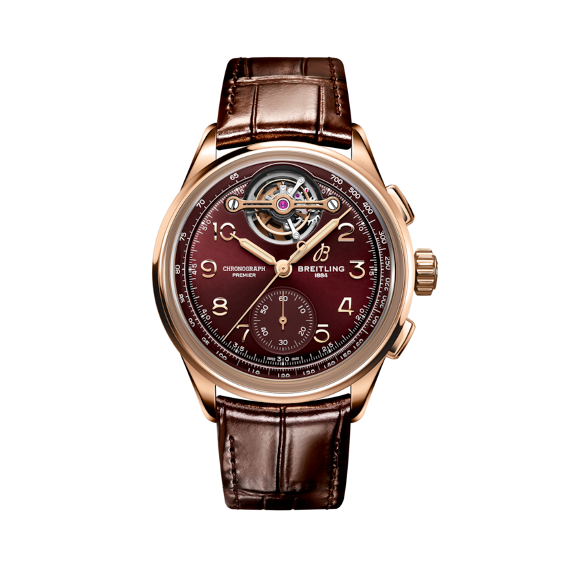 プレミエ B21 クロノグラフ トゥールビヨン 42 ジャパン リミテッド バーガンディー | V-DIAL-COLOR-9696 dial, RB21202A1K1P1