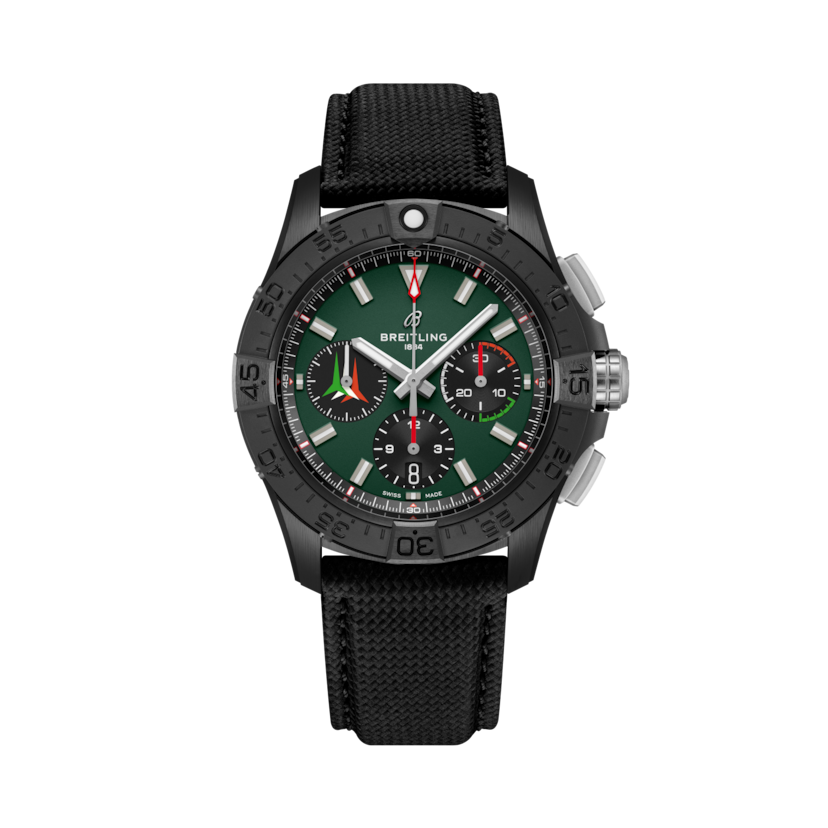 Avenger B01 Chronograph 42 Green | V-DIAL-COLOR-5765 dial, SB01462A1L1X1