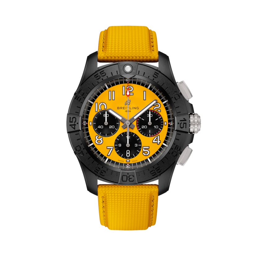 Avenger B01 Chronograph 44 Night Mission Yellow | VDIALCOLOR9999 dial, SB0147101I1X1